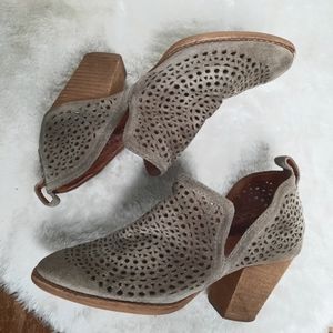 COPY - COPY - Jeffrey Campbell Rosalee Laser Cut Bootie Taupe